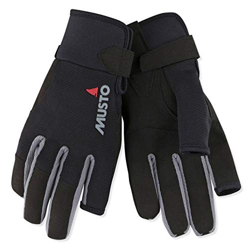 Musto Unisex Essential Sailing Long Finger Glove S, 991 Black von Musto