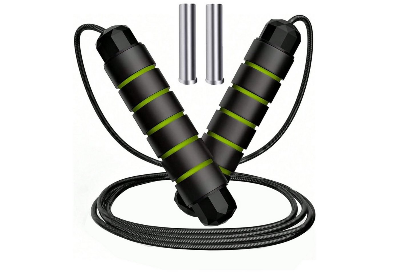 Mutig Springseil seilspringen, Rutschfester Griff aus weichem Schaumstoff 3M Speed Rope, Einstellbare Länge,mit 160 g Zusatzgewicht,für Kinder und Erwachsene Mutig Springseil seilspringen, Rutschfester Griff aus weichem Schaumstoff 3M Speed Rope, Einstellbare Länge,mit 160 g Zusatzgewicht,für Kinder und Erwachsene von Mutig