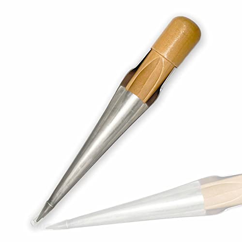 Marine Rope Splicing Spike Fid mit Holzgriff, schwedischer Stil, 304 Edelstahl für Schnurdraht Durchmesser (Medium: 1/2 bis 1 Zoll) Marine Rope Splicing Spike Fid mit Holzgriff, schwedischer Stil, 304 Edelstahl für Schnurdraht Durchmesser (Medium: 1/2 bis 1 Zoll) von Muttiy