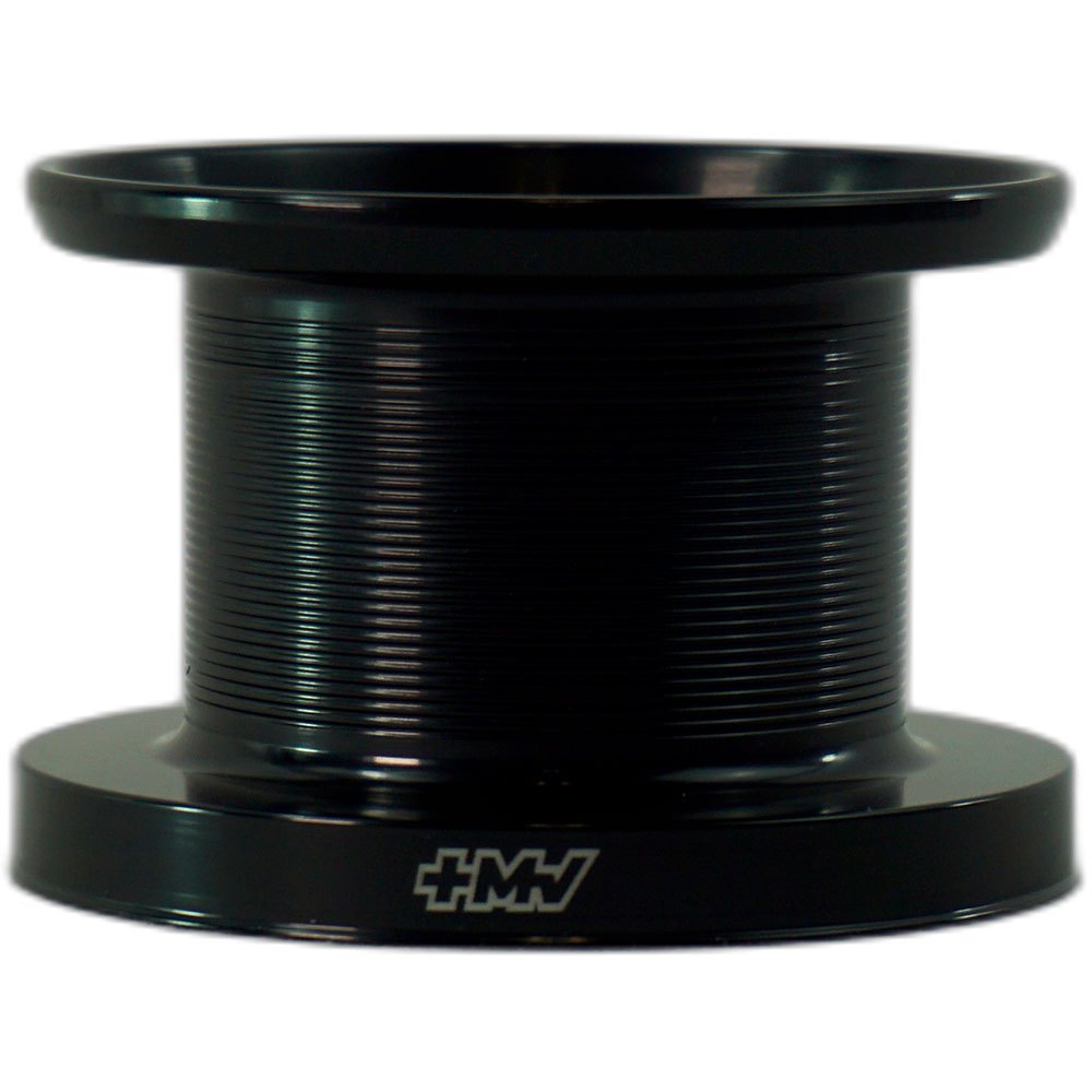 Mvspools Mv1 Aluminium High Capacity Spare Spool Schwarz T14 von Mvspools