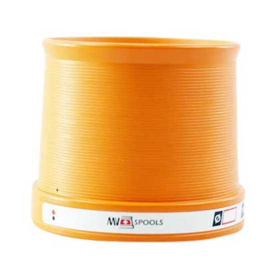 Mvspools Mv45 Straight Aluminium Spare Spool Orange T3 von Mvspools