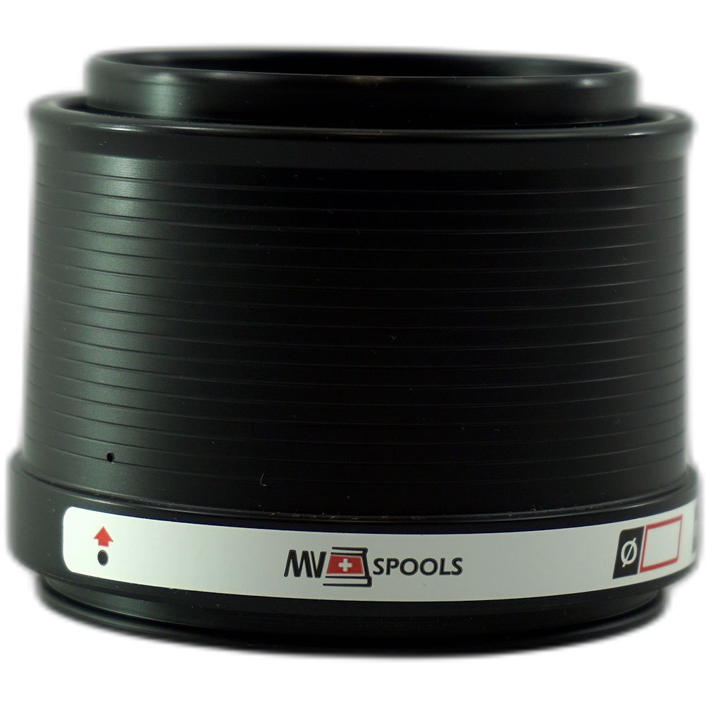 Mvspools Mvl18 Pom Competition Spare Spool Schwarz T4 von Mvspools