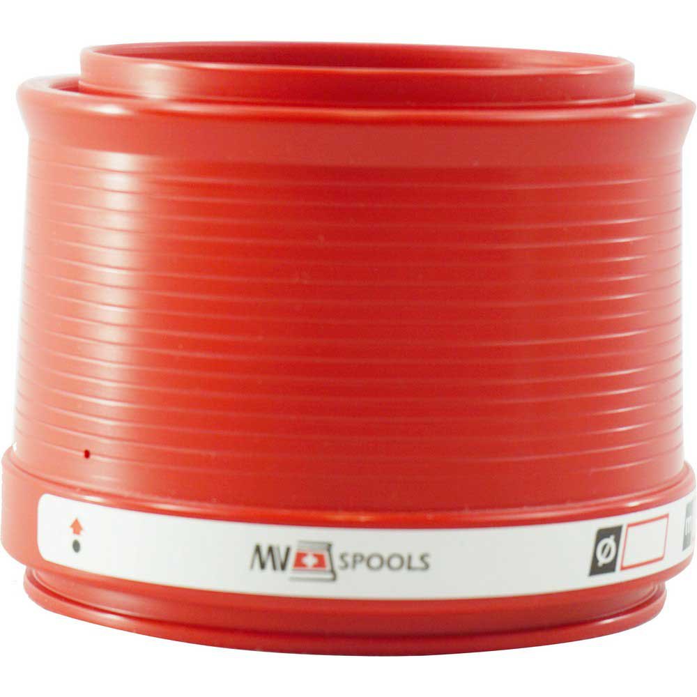 Mvspools Mvl2 Pom Competition Spare Spool Rot T5 von Mvspools