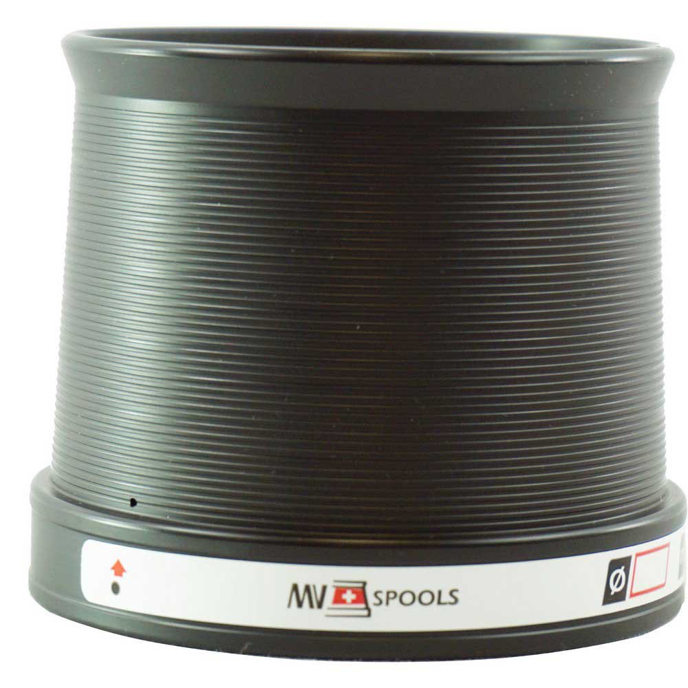 Mvspools Mvl45 Pom Competition Spare Spool Schwarz T1 von Mvspools