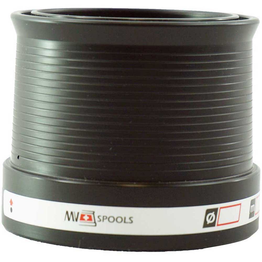 Mvspools Mvl7 Pom Competition Spare Spool Schwarz T1 von Mvspools