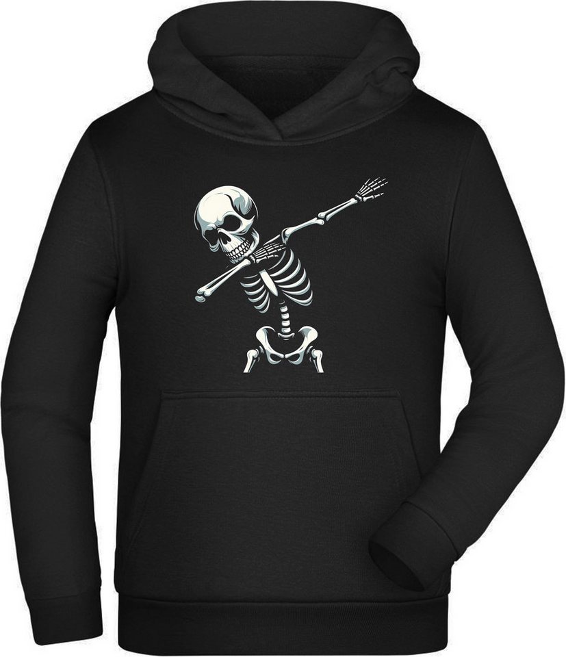 MyDesign24 Hoodie Kinder Kapuzensweater - Dab tanzendes Skelett Kapuzenpulli mit Aufdruck - Dabbing Kinder Halloween Hoodie i618 MyDesign24 Hoodie Kinder Kapuzensweater - Dab tanzendes Skelett Kapuzenpulli mit Aufdruck - Dabbing Kinder Halloween Hoodie i618 von MyDesign24