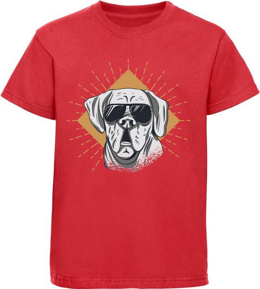 MyDesign24 Print-Shirt bedrucktes Kinder Hunde T-Shirt - Cooler Hund mit Sonnenbrille Baumwollshirt mit Aufdruck i224 MyDesign24 Print-Shirt bedrucktes Kinder Hunde T-Shirt - Cooler Hund mit Sonnenbrille Baumwollshirt mit Aufdruck i224 von MyDesign24