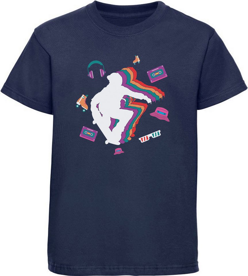 MyDesign24 T-Shirt Kinder Print Shirt mit Skateboarder im Retro Look Bedrucktes Jungen und Mädchen Skater T-Shirt i521 MyDesign24 T-Shirt Kinder Print Shirt mit Skateboarder im Retro Look Bedrucktes Jungen und Mädchen Skater T-Shirt i521 von MyDesign24