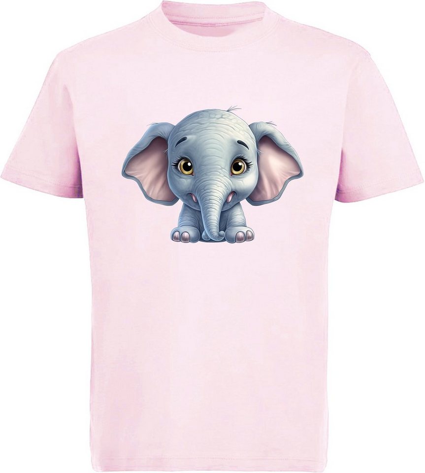 MyDesign24 T-Shirt Kinder Wildtier Print Shirt bedruckt - Baby Elefant Baumwollshirt mit Aufdruck i272 MyDesign24 T-Shirt Kinder Wildtier Print Shirt bedruckt - Baby Elefant Baumwollshirt mit Aufdruck i272 von MyDesign24