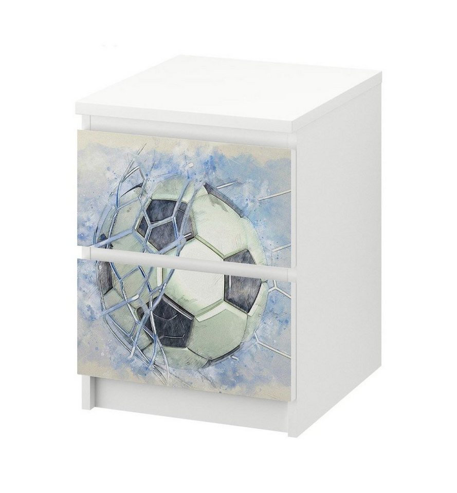 MyMaxxi Möbelfolie Kommodenaufkleber Malm Fußball trifft ins Tor Klebefolie Möbelfolie MyMaxxi Möbelfolie Kommodenaufkleber Malm Fußball trifft ins Tor Klebefolie Möbelfolie von MyMaxxi