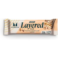 Crispy Layered Proteinriegel - 58g - Flambierte Marshmallow Crispy Layered Proteinriegel - 58g - Flambierte Marshmallow von MyProtein