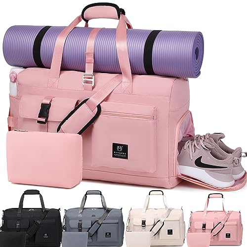 Myhozee Reisetasche Damen Sporttasche 40L - Weekender Bag mit Schuhfach & Nassfach, Handgepäck Tasche Trainingstasche Gym Bag für Sport, Fitness & Reisen Myhozee Reisetasche Damen Sporttasche 40L - Weekender Bag mit Schuhfach & Nassfach, Handgepäck Tasche Trainingstasche Gym Bag für Sport, Fitness & Reisen von Myhozee