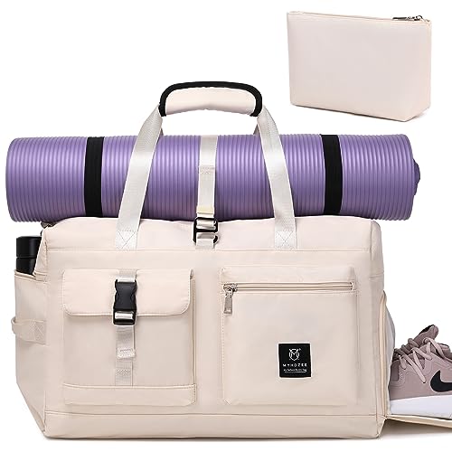 Sporttasche Damen Reisetasche Herren Weekender Bag - Myhozee Handgepäck Tasche Gym Duffel Bag mit Kulturtasche, Schuhfach & Nassfach, Schwimmtasche Yogatasche Kliniktasche für Reise Fitness Yoga Sporttasche Damen Reisetasche Herren Weekender Bag - Myhozee Handgepäck Tasche Gym Duffel Bag mit Kulturtasche, Schuhfach & Nassfach, Schwimmtasche Yogatasche Kliniktasche für Reise Fitness Yoga von Myhozee