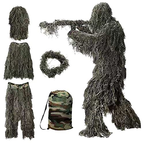 Myingaou 5 im 1 Anzug, 3D Tarnung, DraußEn Jagd Bekleidung, EinschließLich Jacke, Hose, Kapuze, Tragbare Tasche für Erwachsene, Kinder und Jugendliche Myingaou 5 im 1 Anzug, 3D Tarnung, DraußEn Jagd Bekleidung, EinschließLich Jacke, Hose, Kapuze, Tragbare Tasche für Erwachsene, Kinder und Jugendliche von Myingaou