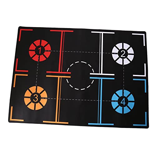 Myingaou Standard Basketball Training Matte Rutschfeste Fuß ÜBung Matte Dribbel Kontrolle Zusatz Tritt Matte 108 x 76cm für Erwachsene von Myingaou