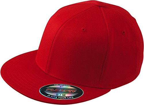 Myrtle Beach Uni Cap Flexfit Flatpeak, red, L/XL, MB6184 rd von Myrtle Beach