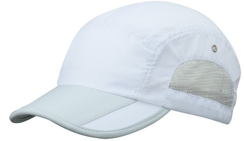 Myrtle Beach Uni Cap Sportive, white/lightgrey, One size, MB6522 whlg von Myrtle Beach