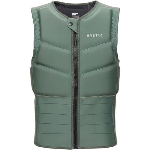 Mystic Mens Star Front Zip Impact Vest 35005.23023 - Dark Olive Size - L von Mystic