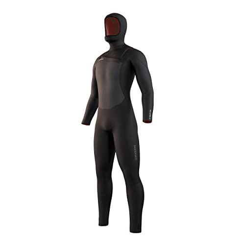Mystic Voltt Hooded 6/4/3mm Front-Zip Fullsuit Wetsuit 2022 - Black 220000 M Mystic Voltt Hooded 6/4/3mm Front-Zip Fullsuit Wetsuit 2022 - Black 220000 M von Mystic