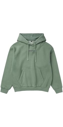 Mystic Wassersport – Surf KiteSurf & Windsurfen Herren-Kapuzenpullover – Frozen Green – 60% Baumwolle / 40% Polyester von Mystic