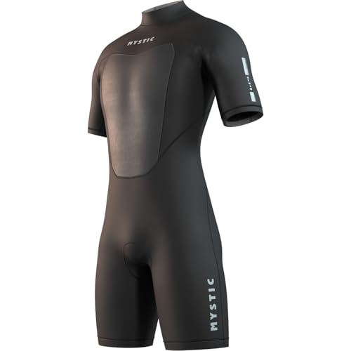 Mystic Wassersport – Surf KiteSurf & Windsurfen Herren Marke 3/2 mm Reißverschluss hinten Flatlock Shorty Neoprenanzug – Schwarz Mystic Wassersport – Surf KiteSurf & Windsurfen Herren Marke 3/2 mm Reißverschluss hinten Flatlock Shorty Neoprenanzug – Schwarz von Mystic