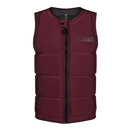 Mystic Watersports - Surf Kitesurf & Windsurfen Herren Star Impact Weste Top Front Zip - Oxblood Red von Mystic