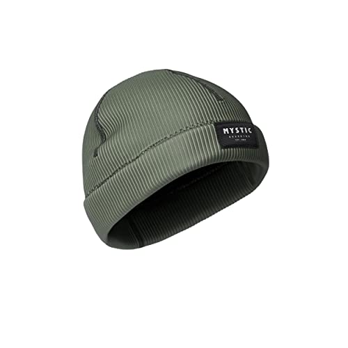 Mystic Watersports - Surf Kitesurf & Windsurfing 2mm Neopren Neoprenanzug Beanie Mütze - Flatlock - Olive Mystic Watersports - Surf Kitesurf & Windsurfing 2mm Neopren Neoprenanzug Beanie Mütze - Flatlock - Olive von Mystic
