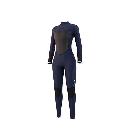 Mystic Womens Brand 3/2mm Back-Zip Flatlock Wetsuit 2021 - Night Blue 210319 XL von Mystic