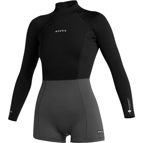 Mystic Womens Lunar 2/2mm BZ Longarm Shorty Wetsuit 2024 - Black 240111 M Mystic Womens Lunar 2/2mm BZ Longarm Shorty Wetsuit 2024 - Black 240111 M von Mystic