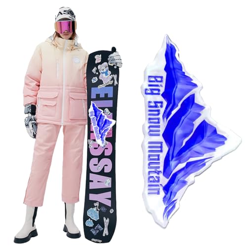 MytaYt 3D Snowboard Stomp Pad Schneeberg Transparentes Stomp Pad Snowboard Anti-Rutsch-Pad Selbstklebend für Winter Schnee Ski Zubehör, Snowboards Grip Pads-Blau MytaYt 3D Snowboard Stomp Pad Schneeberg Transparentes Stomp Pad Snowboard Anti-Rutsch-Pad Selbstklebend für Winter Schnee Ski Zubehör, Snowboards Grip Pads-Blau von MytaYt