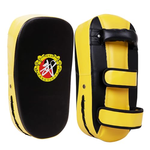 Mzshne Kickboxing Striking Target Pads Soft Portable PU Leather Fighting Hand Target for Martial Arts MMA Punching von Mzshne