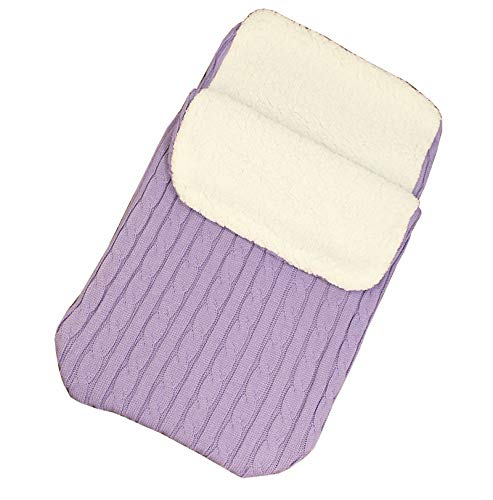 Baby-Schlafsack, Wickeldecke, dick, gestrickt, weich, warm, Fleece, für 0–12 Monate von N\\A