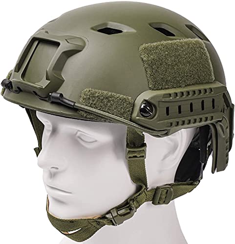 Fast Base Jump Helm Airsoft Helm Für Paintball Schießen Outdoor Sports Jagd ABS Schutzhelm von NC
