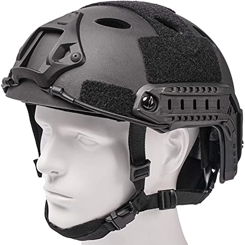 Fast Base Jump Helm Airsoft Helm Für Paintball Schießen Outdoor Sports Jagd ABS Schutzhelm von N\C