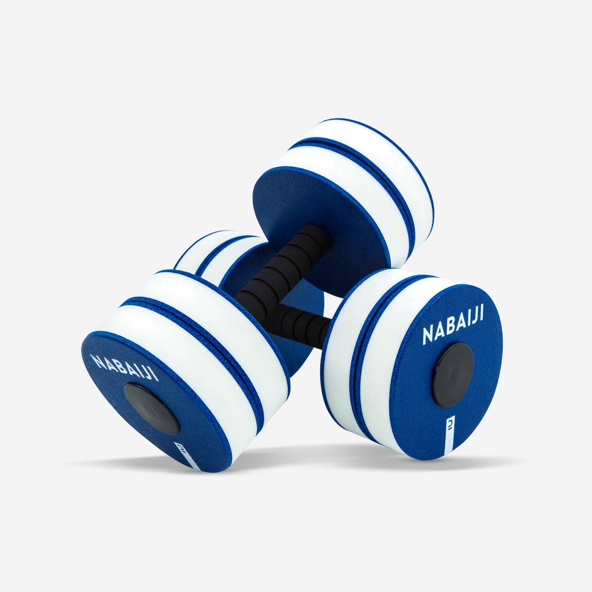 Aquafitness-Hanteln Aquagym Schaumstoff - blau/weiß Aquafitness-Hanteln Aquagym Schaumstoff - blau/weiß von NABAIJI