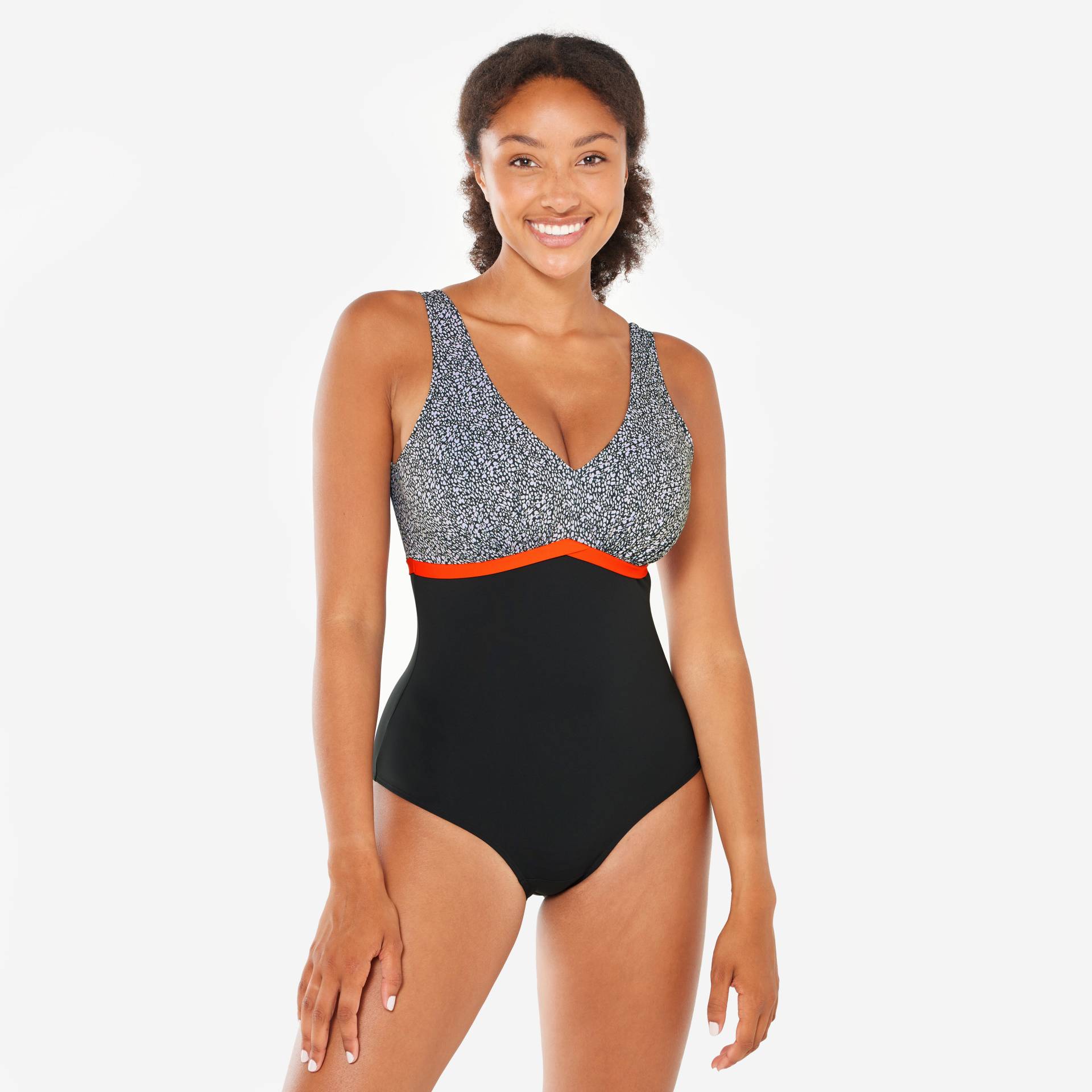 Badeanzug Damen Aquafitness - Rosy schwarz Badeanzug Damen Aquafitness - Rosy schwarz von NABAIJI