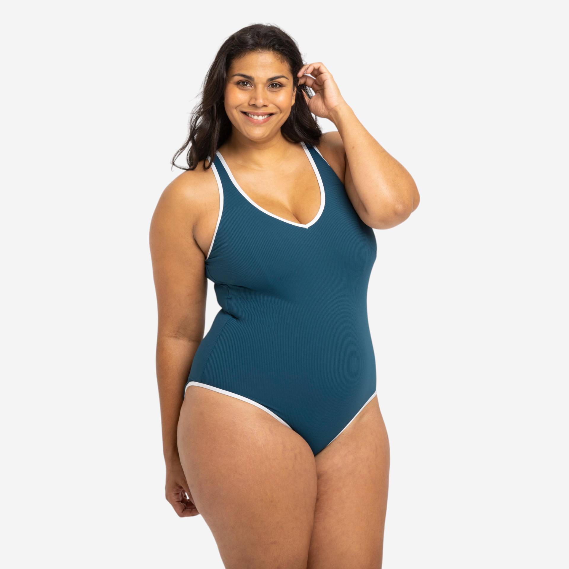 Badeanzug Damen Virginia dunkelblau Badeanzug Damen Virginia dunkelblau von NABAIJI