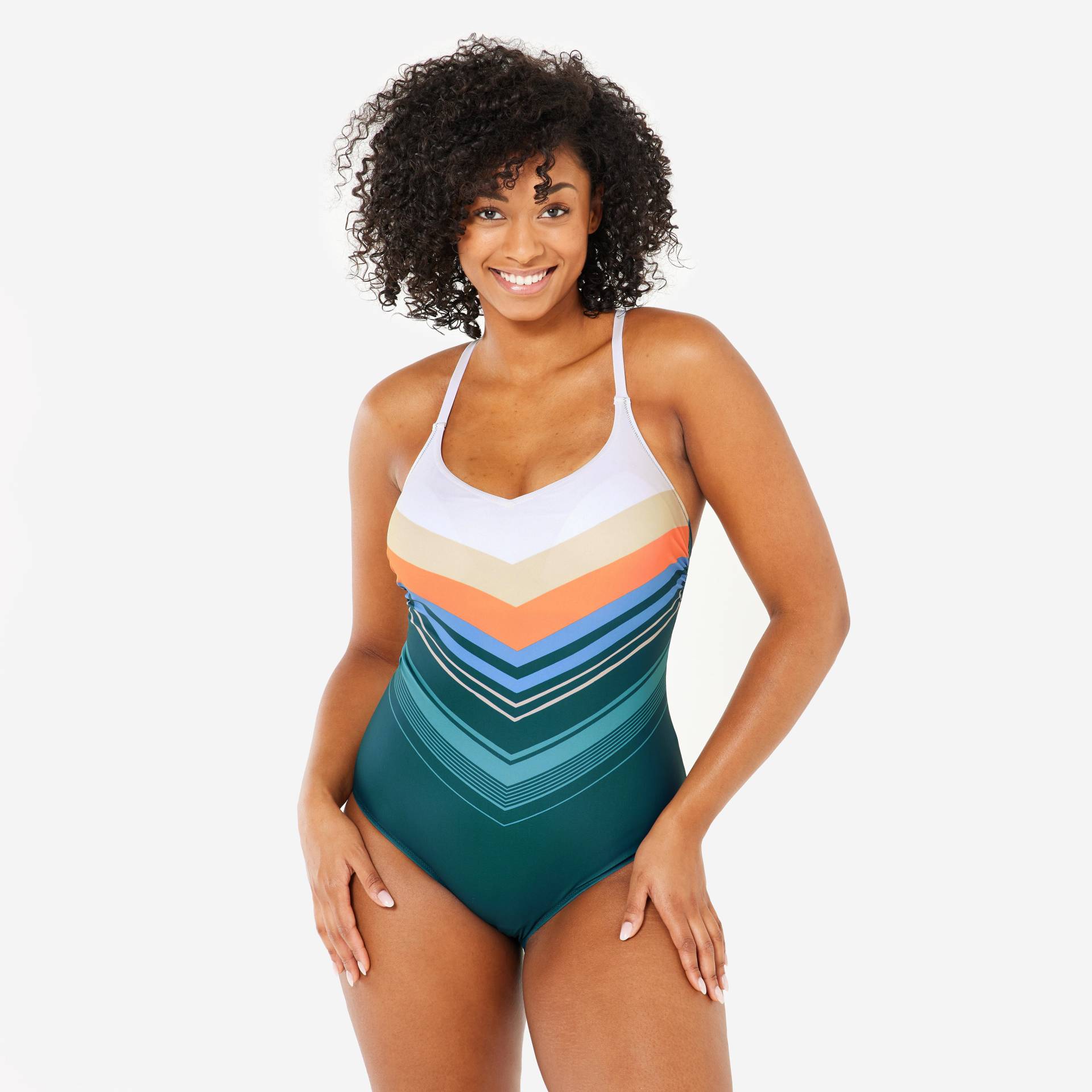 Badeanzug Einteiler Damen - Lila blau Badeanzug Einteiler Damen - Lila blau von NABAIJI