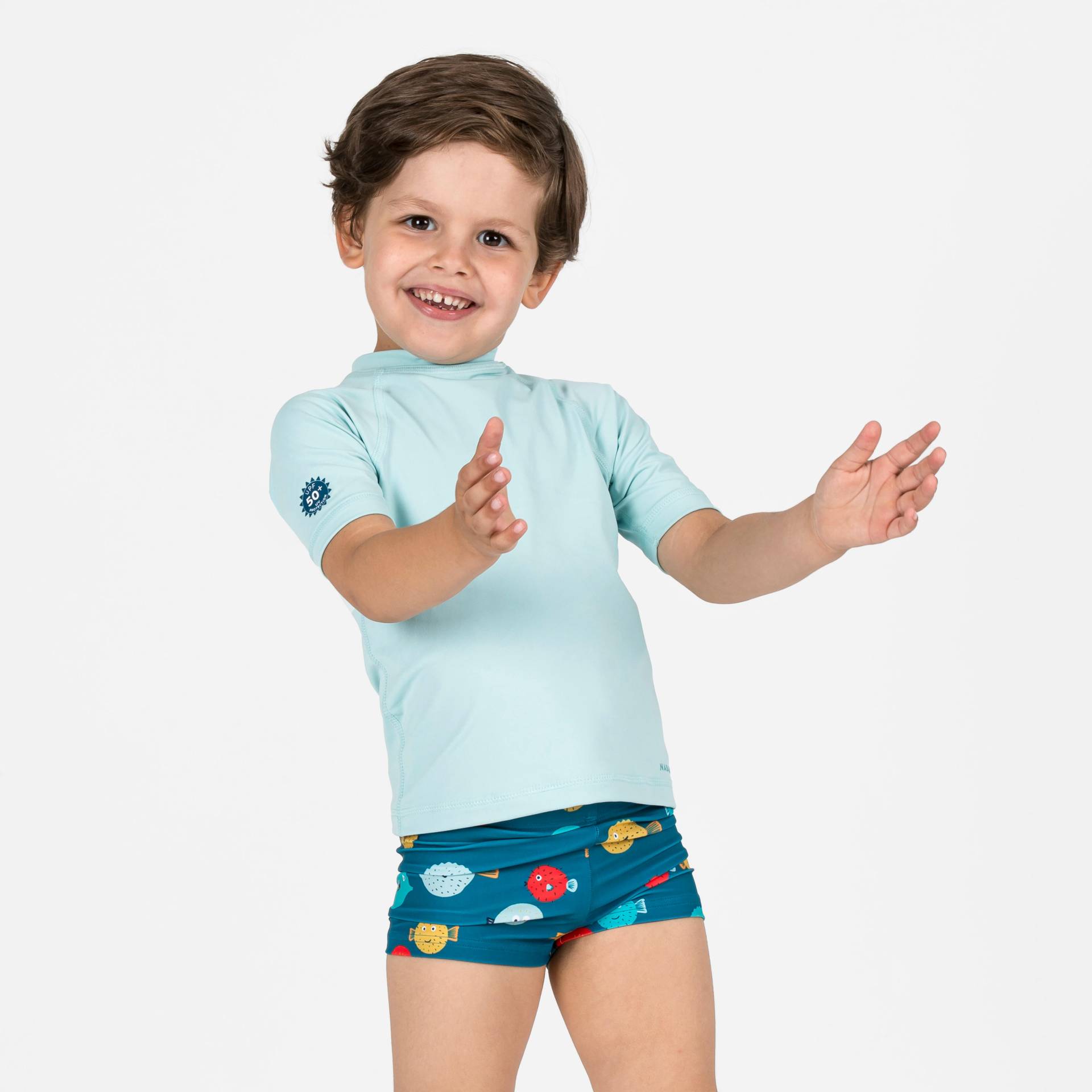 Badehose Boxer Baby/Kinder - Titou Plouf dunkelblau Badehose Boxer Baby/Kinder - Titou Plouf dunkelblau von NABAIJI