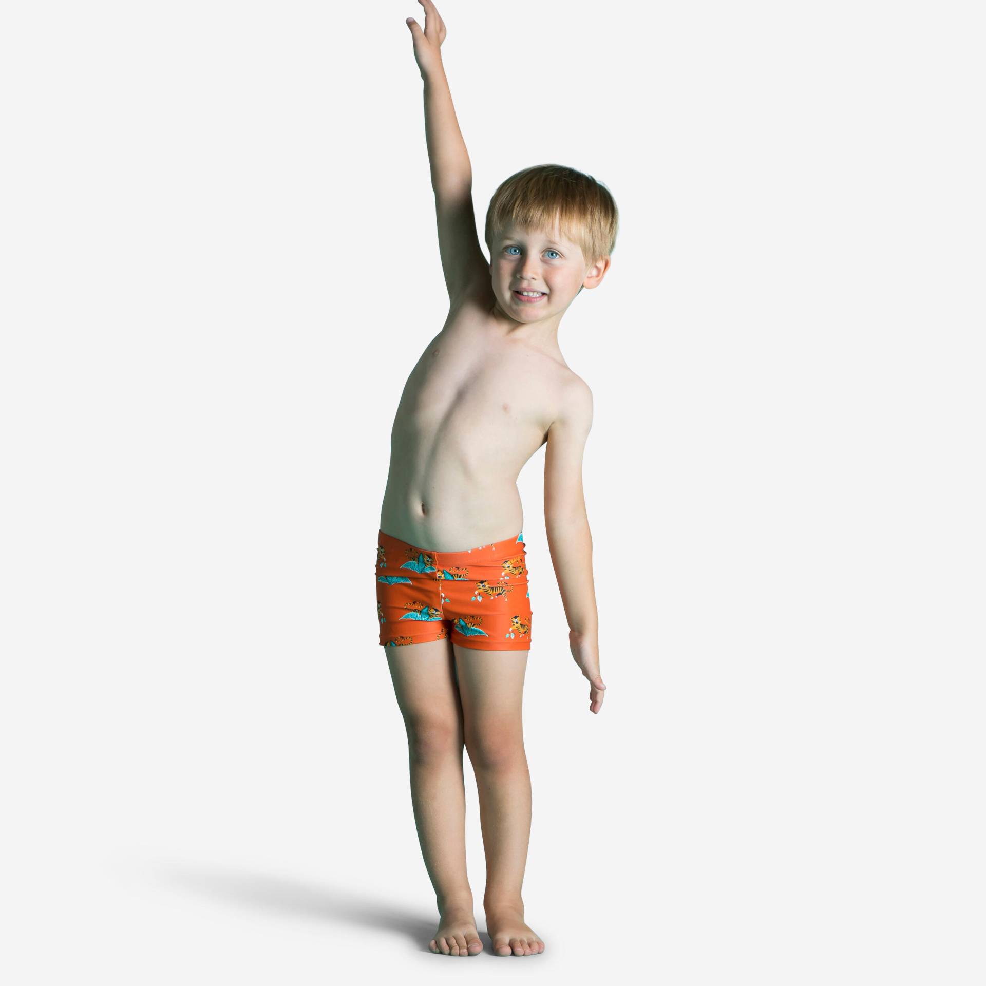 Badehose Boxer Baby Kinder - bedruckt Tiger dunkelorange Badehose Boxer Baby Kinder - bedruckt Tiger dunkelorange von NABAIJI