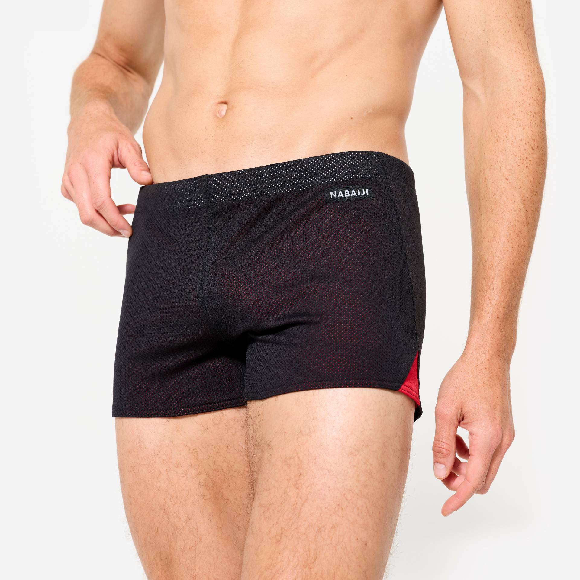 Badehose Boxer Herren - Frein 900 schwarz/rot Badehose Boxer Herren - Frein 900 schwarz/rot von NABAIJI