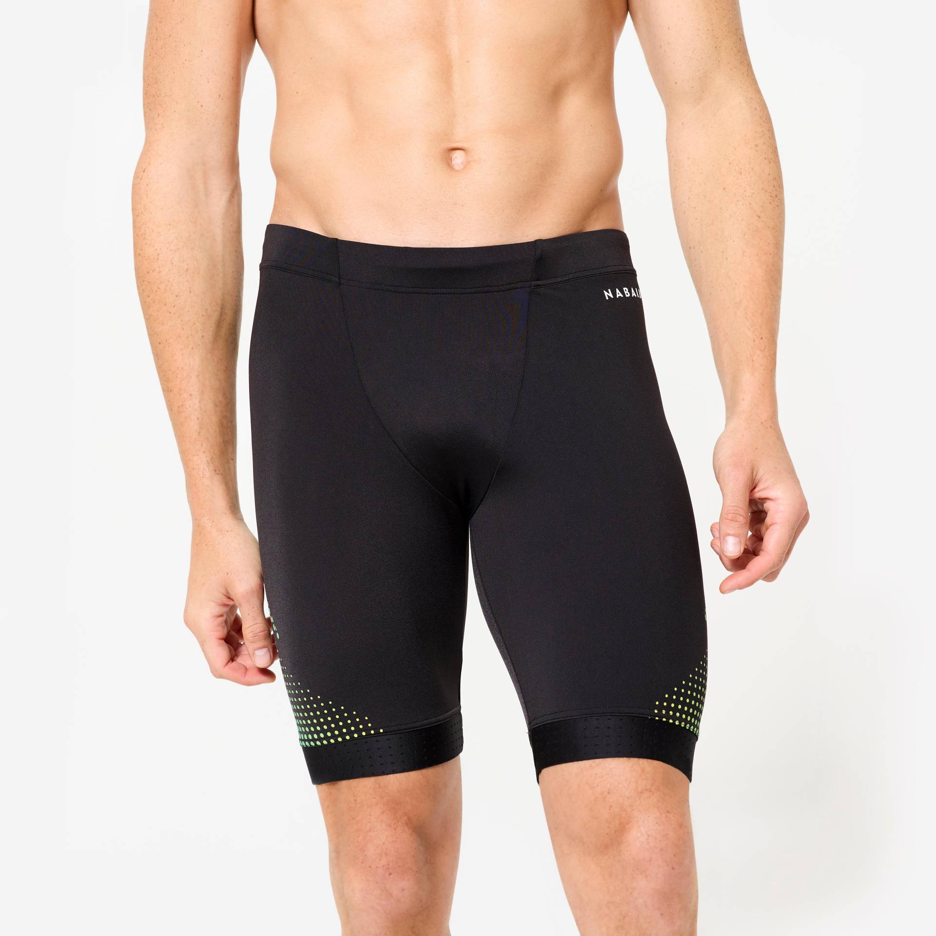 Badehose Jammer Herren - 500 Fiti schwarz/gelb Badehose Jammer Herren - 500 Fiti schwarz/gelb von NABAIJI