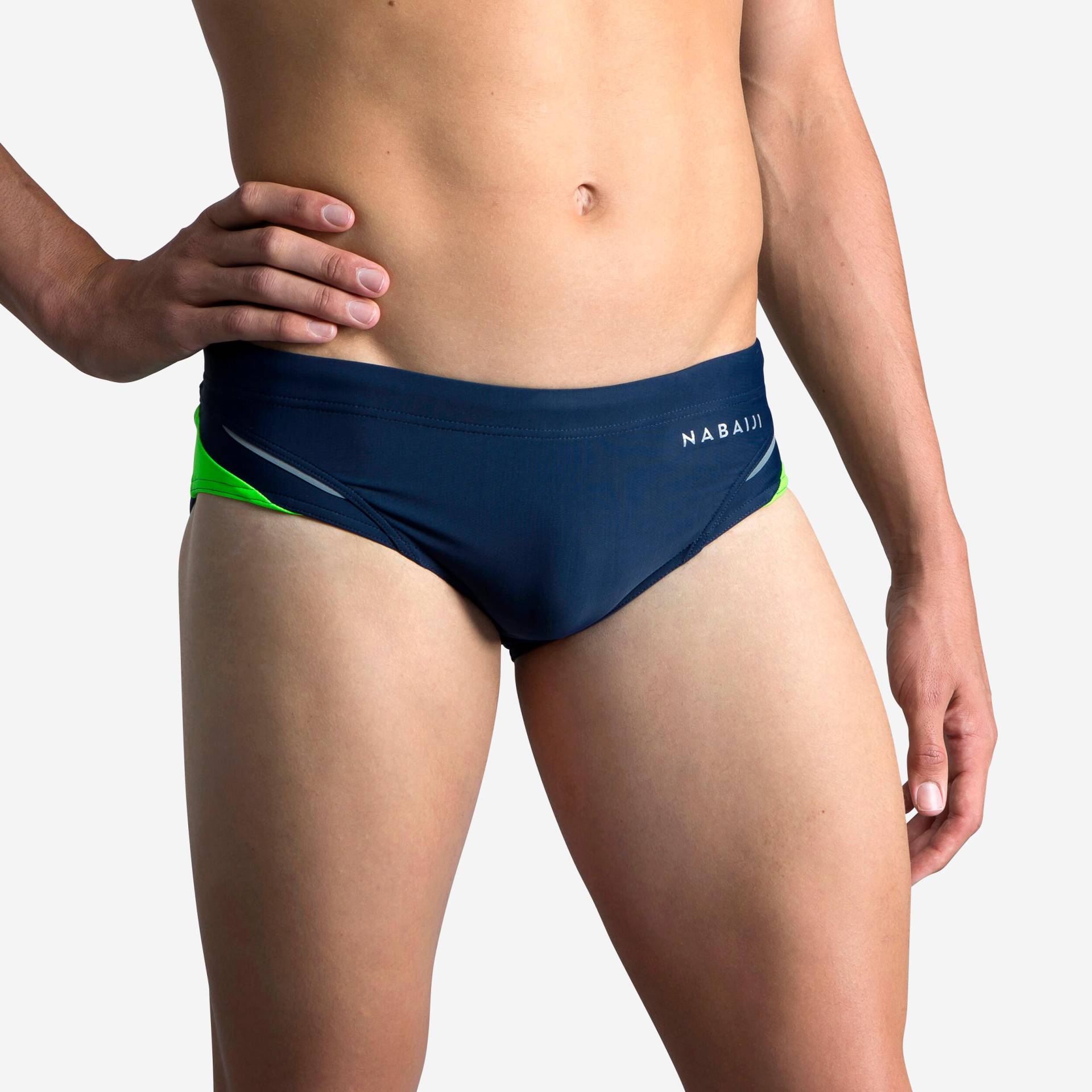 Badehose Slip 900 Yoke Herren blau/grün von NABAIJI