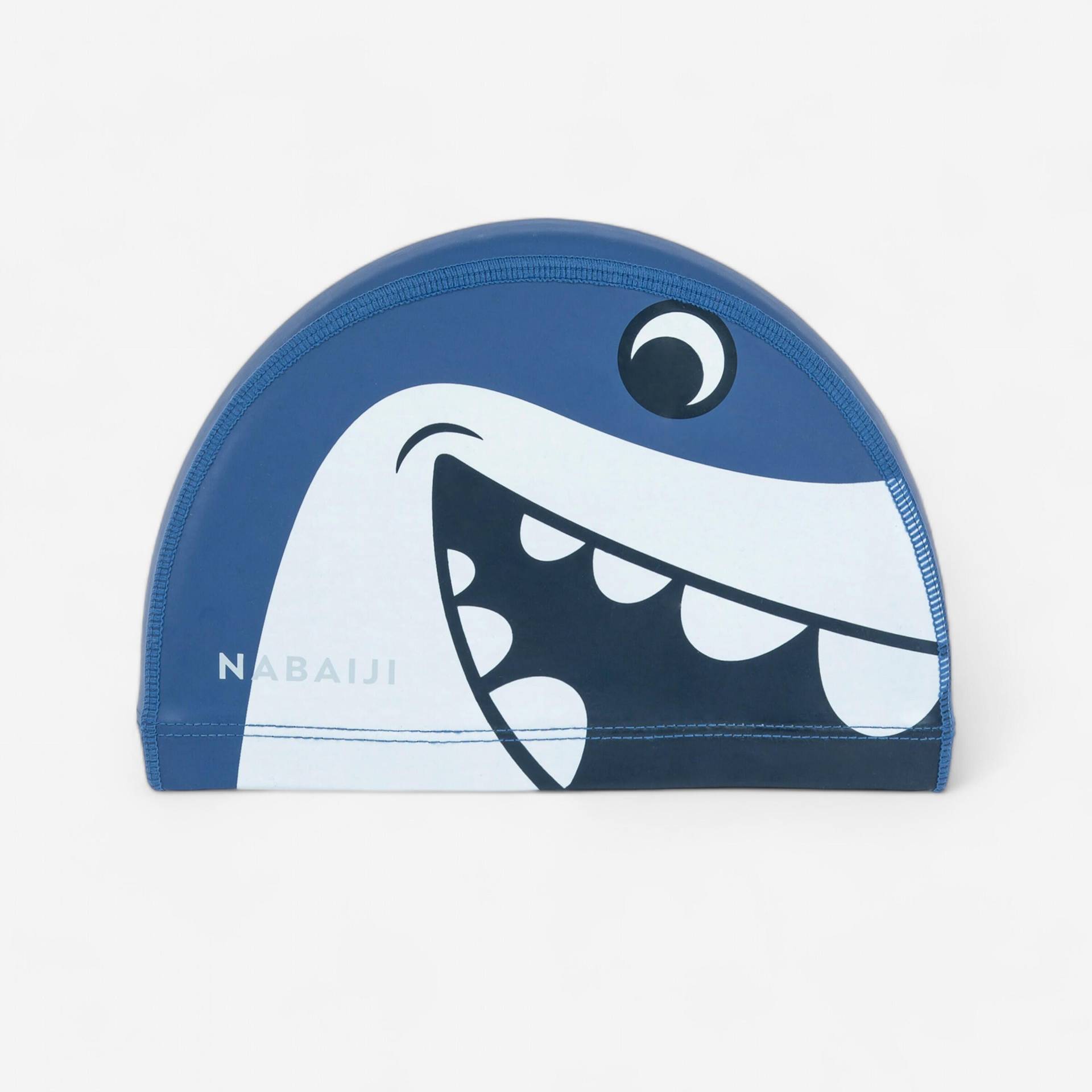 Badekappe Stoff beschichtet Aufdruck Grösse S - Shark blau Badekappe Stoff beschichtet Aufdruck Grösse S - Shark blau von NABAIJI