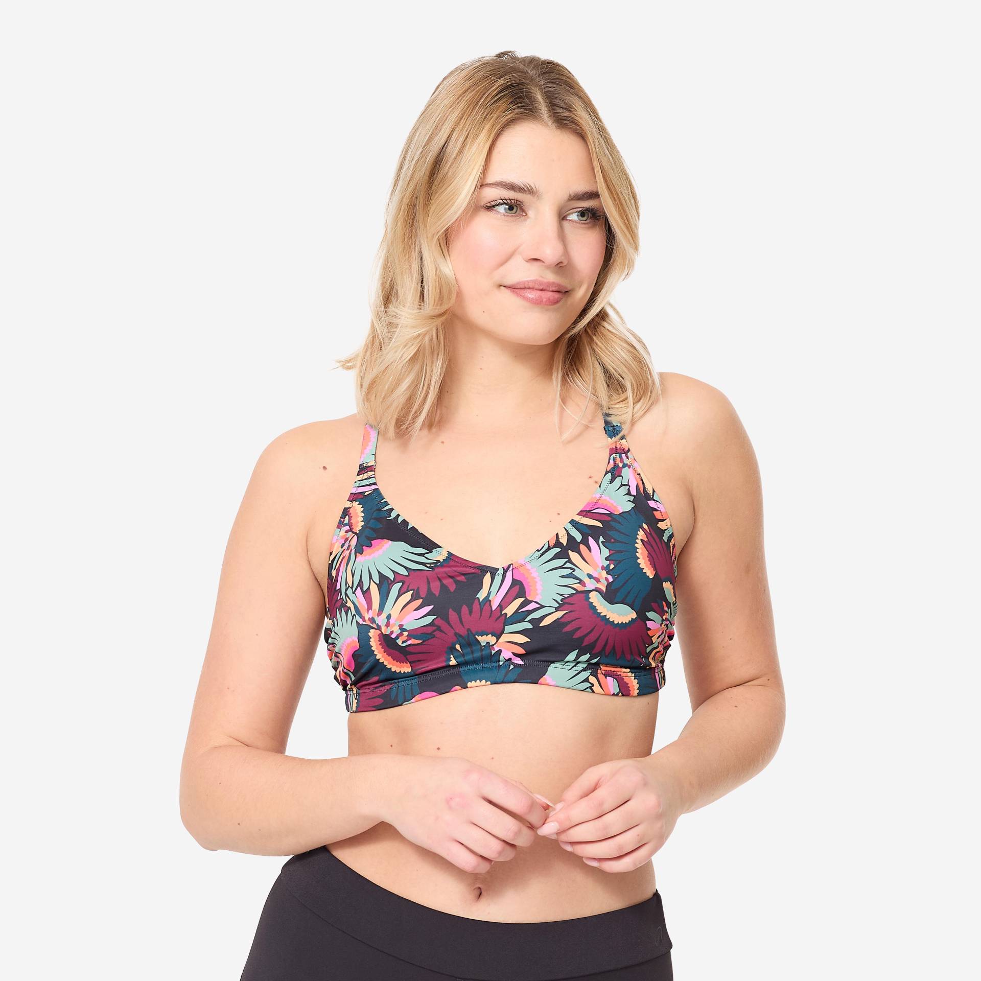 Bikini-Oberteil Damen - Lila Ara schwarz Bikini-Oberteil Damen - Lila Ara schwarz von NABAIJI