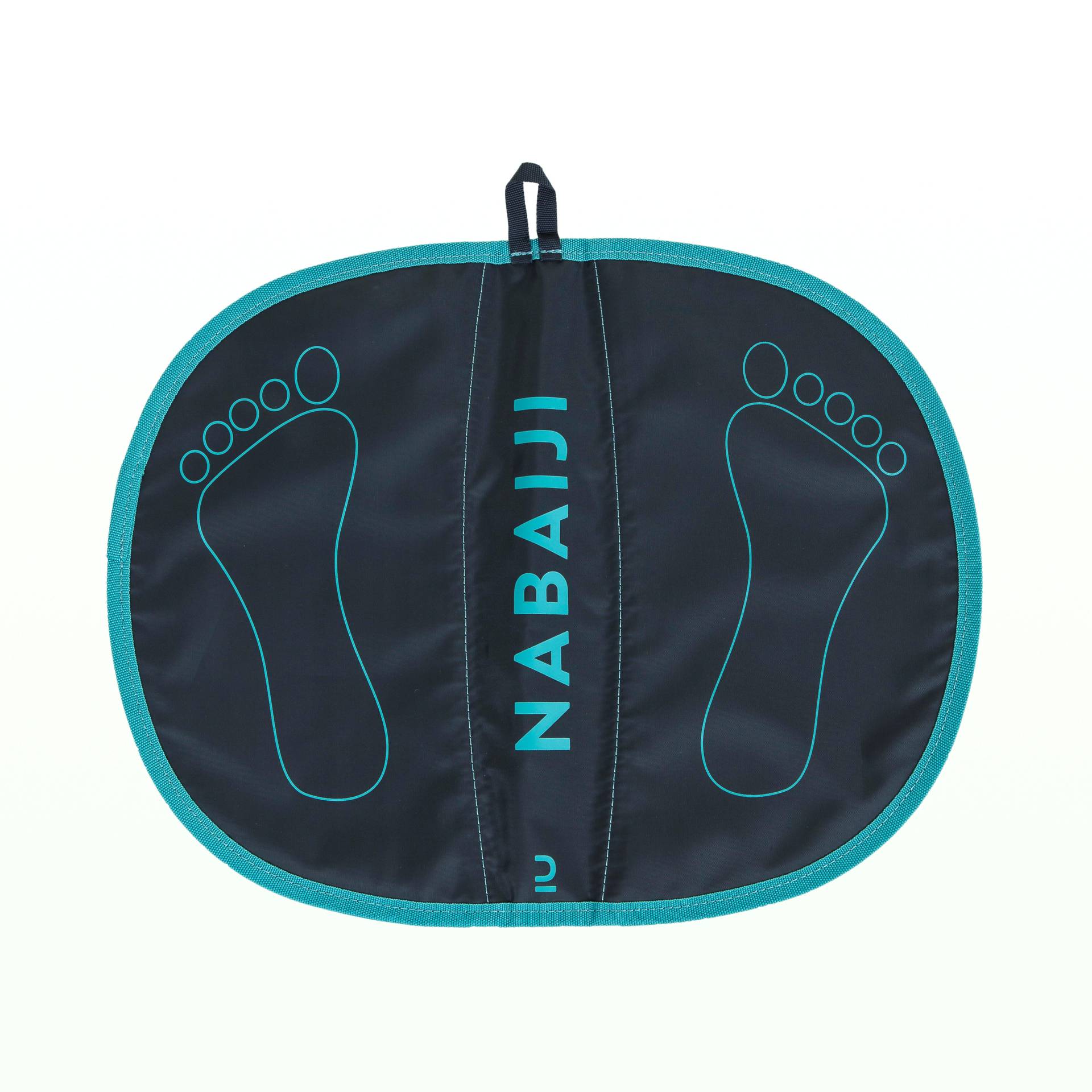 Bodenmatte fürs Schwimmbad - Hygiene Feet blau/grau von NABAIJI