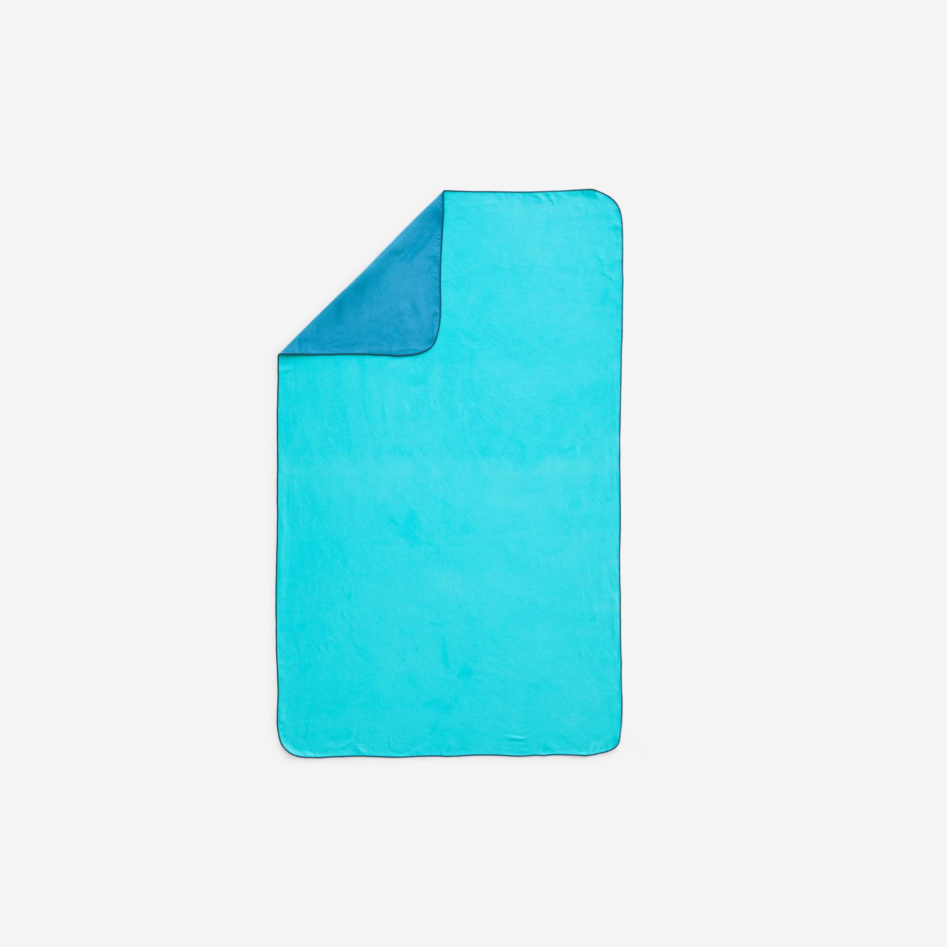 Mikrofaser-Handtuch L 80 × 130 cm - blau/grün Mikrofaser-Handtuch L 80 × 130 cm - blau/grün von NABAIJI