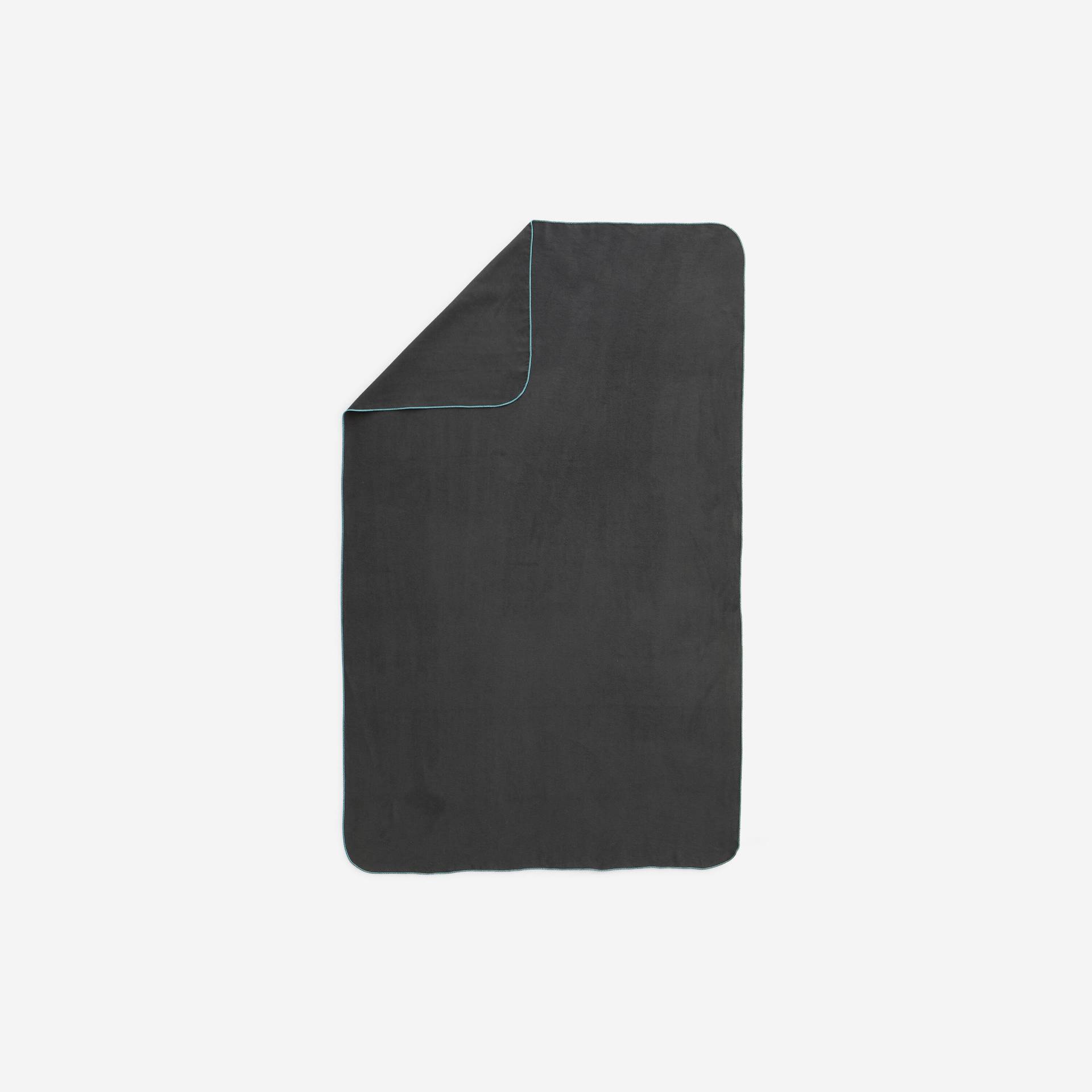 Mikrofaser-Handtuch L 80 × 130 cm - schwarz Mikrofaser-Handtuch L 80 × 130 cm - schwarz von NABAIJI
