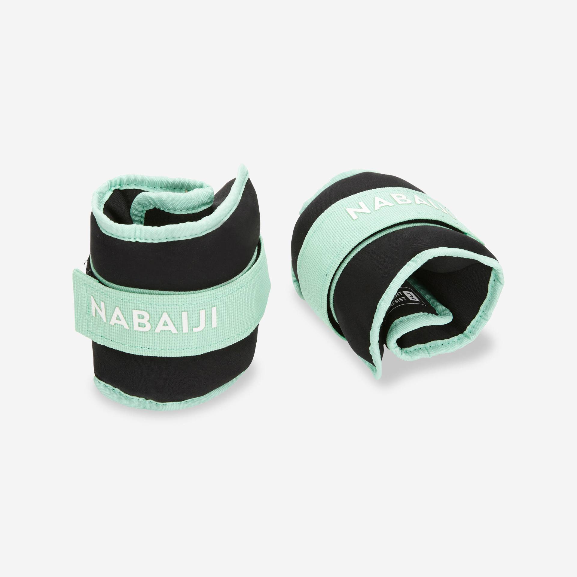 Schnalle Aquagym Gewichtsmanschetten - hellgrün 2 × 0.5 kg Schnalle Aquagym Gewichtsmanschetten - hellgrün 2 × 0.5 kg von NABAIJI