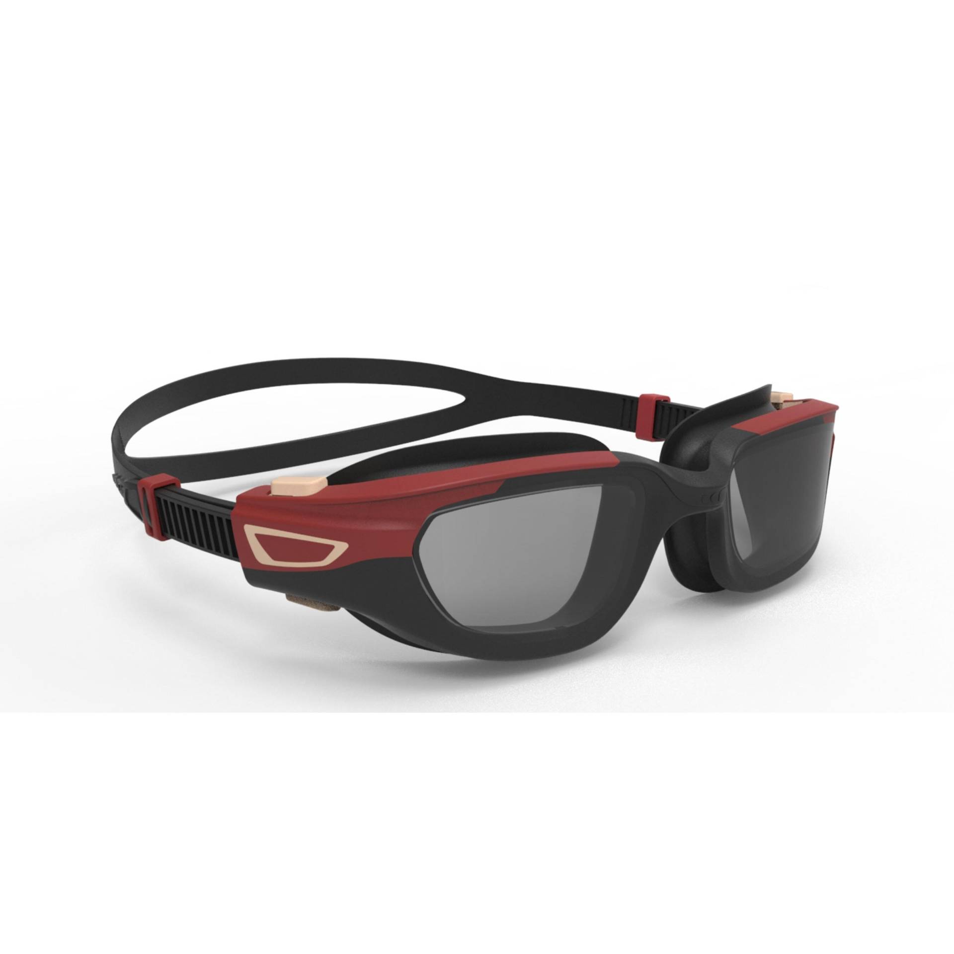 Schwimmbrille getönt grosse Grösse - Spirit schwarz/rot Schwimmbrille getönt grosse Grösse - Spirit schwarz/rot von NABAIJI